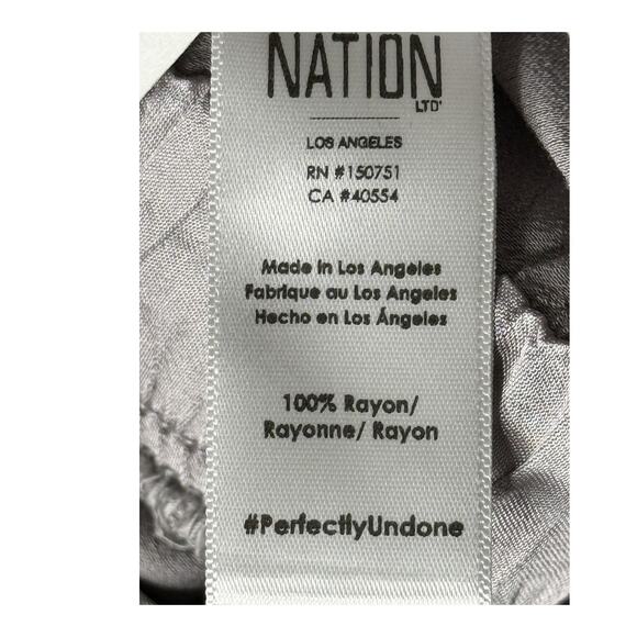 Nation Ltd jumpsuit Salma silver gray size X-Small XS - Picture 6 of 7